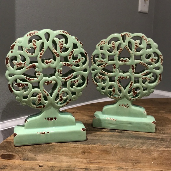 Aquamarine Decor Pair - Picture 1 of 2